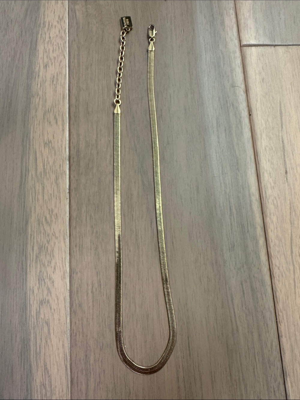 Miranda Frye gold herringbone necklace 16”+2” extender - Women's Jewelry